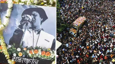 Zubeen Garg’s final journey: Thousands gather to bid farewell to Assam’s beloved singer amid huge public mourning – top developments | India News