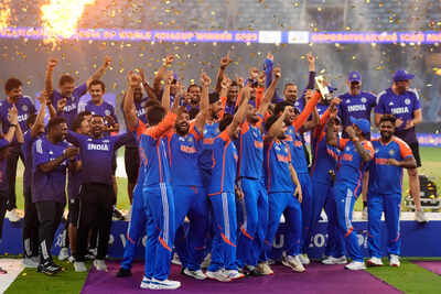 Suryakumar Yadav recreates Rohit Sharma’s iconic celebration… but without the trophy | Cricket News