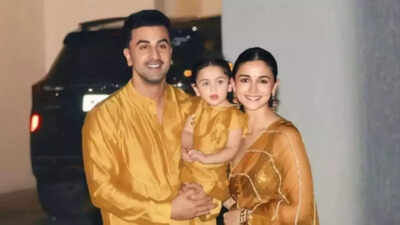 Ranbir Kapoor says Raha gave him 43 kisses and made a beautiful birthday card as he spent the day with her and Alia Bhatt | Hindi Movie News