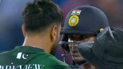 Asia Cup: Abhishek Sharma, Haris Rauf in heated face-off during IND vs PAK clash – Watch | Cricket News