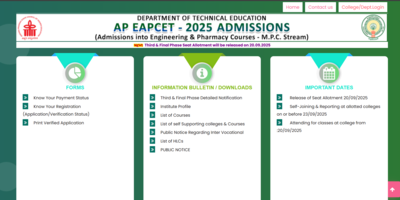 AP EAMCET final seat allotment result 2025 delayed: Check revised schedule here
