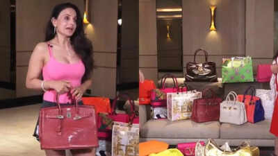 Ameesha Patel says she treats her 400 luxury bags like kids: ‘Just like you massage and put kids in the sun’ |
