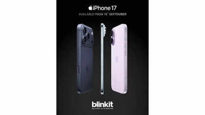 Blinkit to deliver iPhone 17,iPhone 17 Pro, iPhone 17 Pro Max and iPhone 17 Air “in minutes”: Time, date and other details