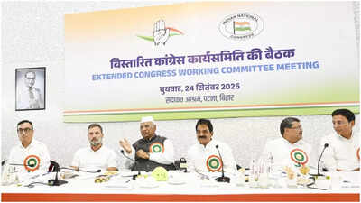 Bihar SIR, PM Modi’s ‘huglomacy’, Gaza: CWC resolution adopted at Patna meet – details | India News