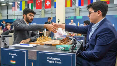 FIDE Grand Swiss: World chess champion D Gukesh denied win by 14-year-old prodigy; R Vaishali shares lead in women’s section | Chess News