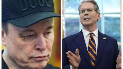 Elon Musk’s one-word reaction to Scott Bessent ‘browbeating’ Trump official, X users say they are dying to know…