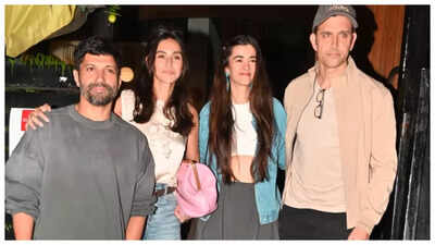 FarhanAkhtar-Shibani Dandekar, Hrithik Roshan-Saba Azad spotted on double date; reignite ‘Zindagi Na Milegi Dobara 2’ buzz |