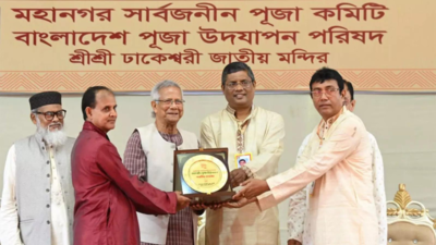 ‘We’re a broader family’: Yunus visits Dhakeshwar temple; assures Hindus of equal rights ahead of Durga Puja | India News