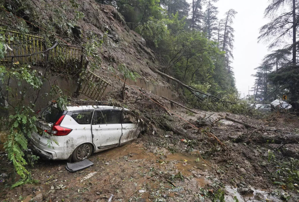 Roads blocked, vehicles swept away: Cloudburst in Himachal, Uttarakhand; heavy rains trigger floods, landslides | India News