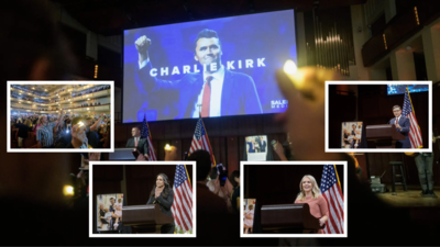 Watch: Emotional farewell to Charlie Kirk at Washington memorial; hundreds mourn
