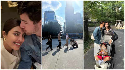 Priyanka Chopra shares cozy New York moments with daughter Malti Marie and Nick Jonas, Ishaan Khatter and Dia Mirza join the fun | Hindi Movie News