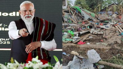 Evening news wrap: PM Modi visits Manipur, meets violence victims; 19 students killed in Myanmar airstrike & more | India News