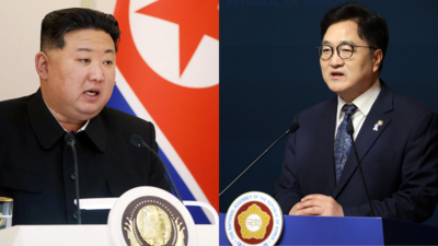 Rare meet at China military parade: Kim Jong Un, South Korea speaker shake hands; Beijing hosts symbolic gathering