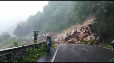 National Highways Authority of India begins repair work on damaged Kalinga Ghat stretch | Bhubaneswar News