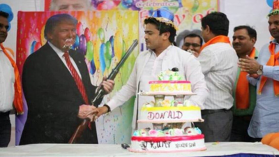 No cake this time: Hindu Sena that once did havan for Donald Trump now says he’s lost ‘good sense’ — What sparked tensions? | India News