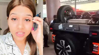 ‘RPM was high’: Woman describes moment Thar flew out of Delhi showroom’s 1st floor | Delhi News