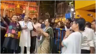 ‘Limit of appeasement politics’: BJP slams Mamata over ‘Kaaba in my heart’ song at Durga pandal – watch | India News