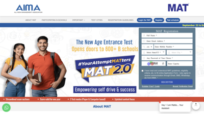 AIMA MAT 2025 admit card for PBT released at mat.aima.in: Check direct link to download here