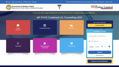 MP NEET UG counselling 2025 round 2 schedule released: Check choice filling date here