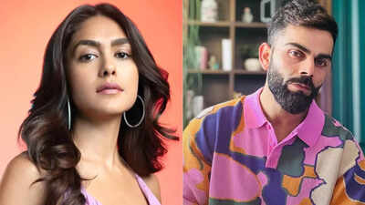 Mrunal Thakur once reacted to her old confession about being ‘madly’ in love with Virat Kohli: ‘Stop it…’ | Hindi Movie News