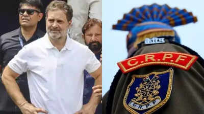 CRPF letter on Rahul’s security: Congress charges at Centre; asks if ‘it’s a threat’ | India News