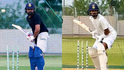 Rohit Sharma trains with KL Rahul, shows fierce hitting ahead of Australia ODIs | Cricket News