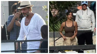 ‘King’: Shah Rukh Khan, Suhana Khan, Abhishek Bachchan, Deepika Padukone’s FIRST LOOK revealed; actors SPOTTED on film sets |