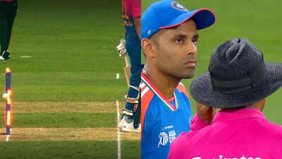 IND vs UAE: Towel drama in Asia Cup! Third umpire says OUT, but Suryakumar Yadav withdraws appeal | Cricket News