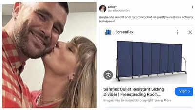 Did Taylor Swift hide behind bulletproof screen at Travis Kelce’s NFL game following Charlie Kirk shooting? |