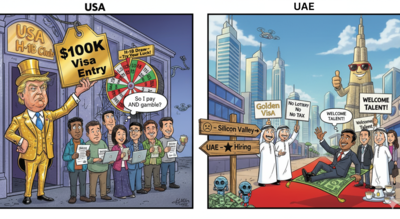 0K for an H-1B Visa to work in the US? Why the UAE now makes more sense than ever | World News