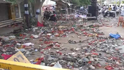 Karur stampede: Crowd swelled due to Vijay’s delayed arrival, says TN Police chief; people left without food, water | Chennai News