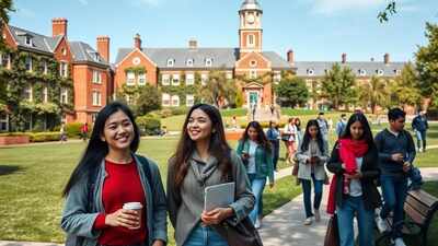 Which US states face the biggest losses from fewer international students, according to Brookings