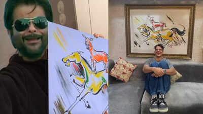 Vijay Varma posing with Majnu Bhai aka Anil Kapoor’s iconic painting from ‘Welcome’ is the best thing on the internet today |