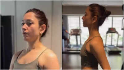 Tamannaah Bhatia hits the gym following a tough 90-minute dance workout – See pics |