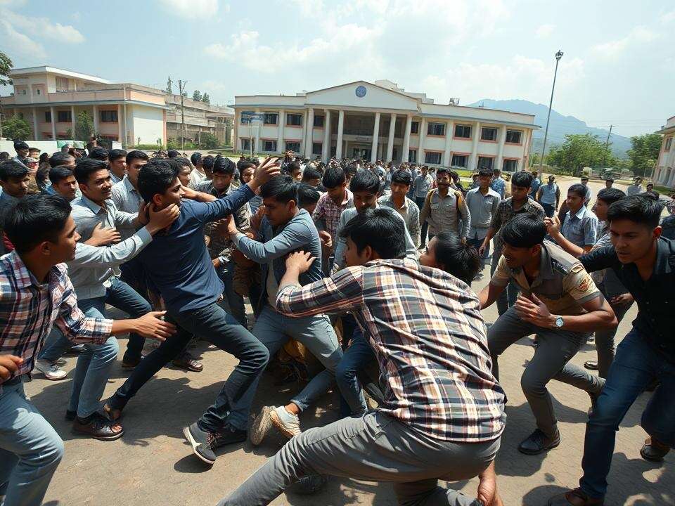 Several injured as ABVP, SFI activists clash in varsity, ETEducation