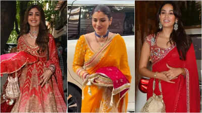 Shilpa Shetty, Raveena Tandon, Mira Kapoor and Natasha Dalal shine bright at Sunita Kapoor’s Karwa Chauth 2025 celebration – see photos |