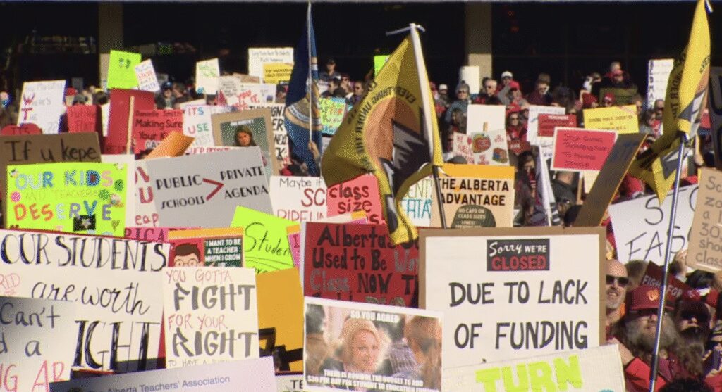 Teacher strike exposes growing tensions over Alberta’s multi-million-dollar support for private schools, ETEducation