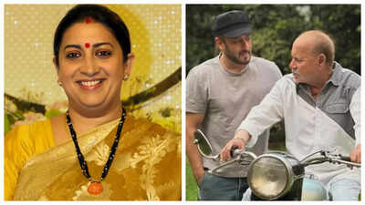 ‘He called him useless’: Smriti Irani on Salim Khan scolding Salman Khan for stealing his car |