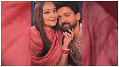 Sonakshi Sinha flaunts sindoor and chooda look in romantic Karwa Chauth selfie with Zaheer Iqbal |