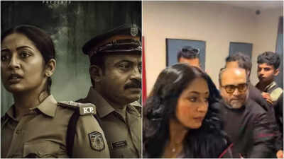 ‘Pathirathri’: Navya Nair faces harassment during promotions; Soubin Shahir protects the actress | Malayalam Movie News