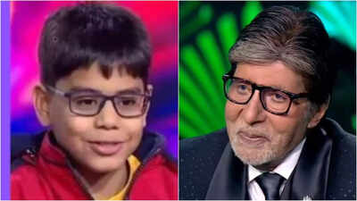 Amitabh Bachchan’s show sees 10-year-old contestant Ishit Bhatt go viral for over-enthusiastic behavior; social media divided | Hindi Movie News