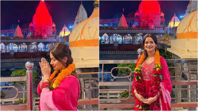 Avneet Kaur visits Mahakal temple to celebrate her 24th birthday; shares pictures on social media |