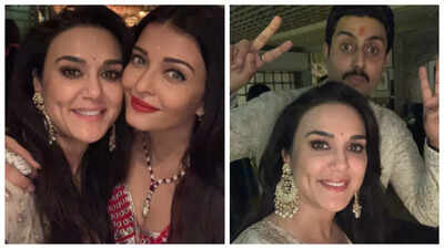 Looking back at Bachchan’s 2019 Diwali bash: Aishwarya Rai and Preity Zinta’s sweet reunion, Abhishek Bachchan’s goofy pose | Hindi Movie News