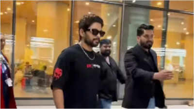 Allu Arjun returns to Mumbai, spotted at airport; fans speculate if it’s for Atlee’s next film | Hindi Movie News