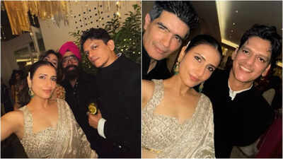 Fatima Sana Shaikh shares photos with Vijay Varma from star-studded Diwali party celebrations amid dating rumors |