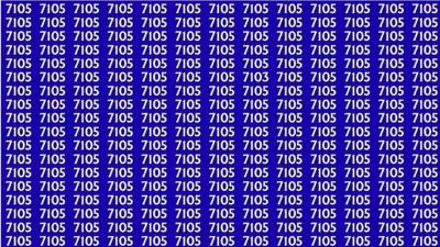 Optical illusion: Spot the number: How fast you find “7103” reveals your IQ level |