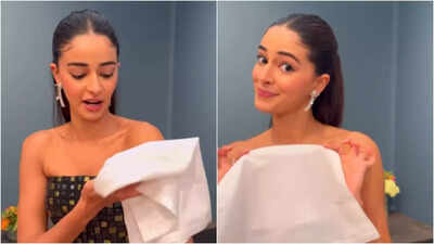 Ananya Panday puts ‘bronzer’ rumors to rest, proves it’s a natural tan in new video, saying, ‘This is a test…’ |