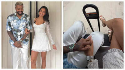 Hardik Pandya shares holiday photos with girlfriend Mahieka Sharma, calls himself ‘blessed’ | Hindi Movie News