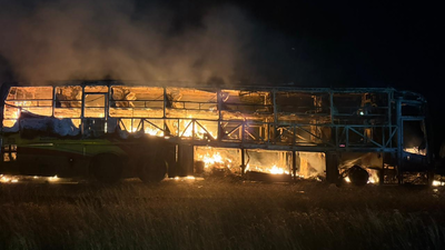 At least 20 burnt alive as bus catches fire on Hyderabad – Bengaluru highway; CM Naidu offers condolences | Bengaluru News