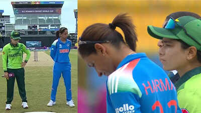 Handshake drama continues! Harmanpreet Kaur ignores Pakistan captain at toss at Women’s World Cup
